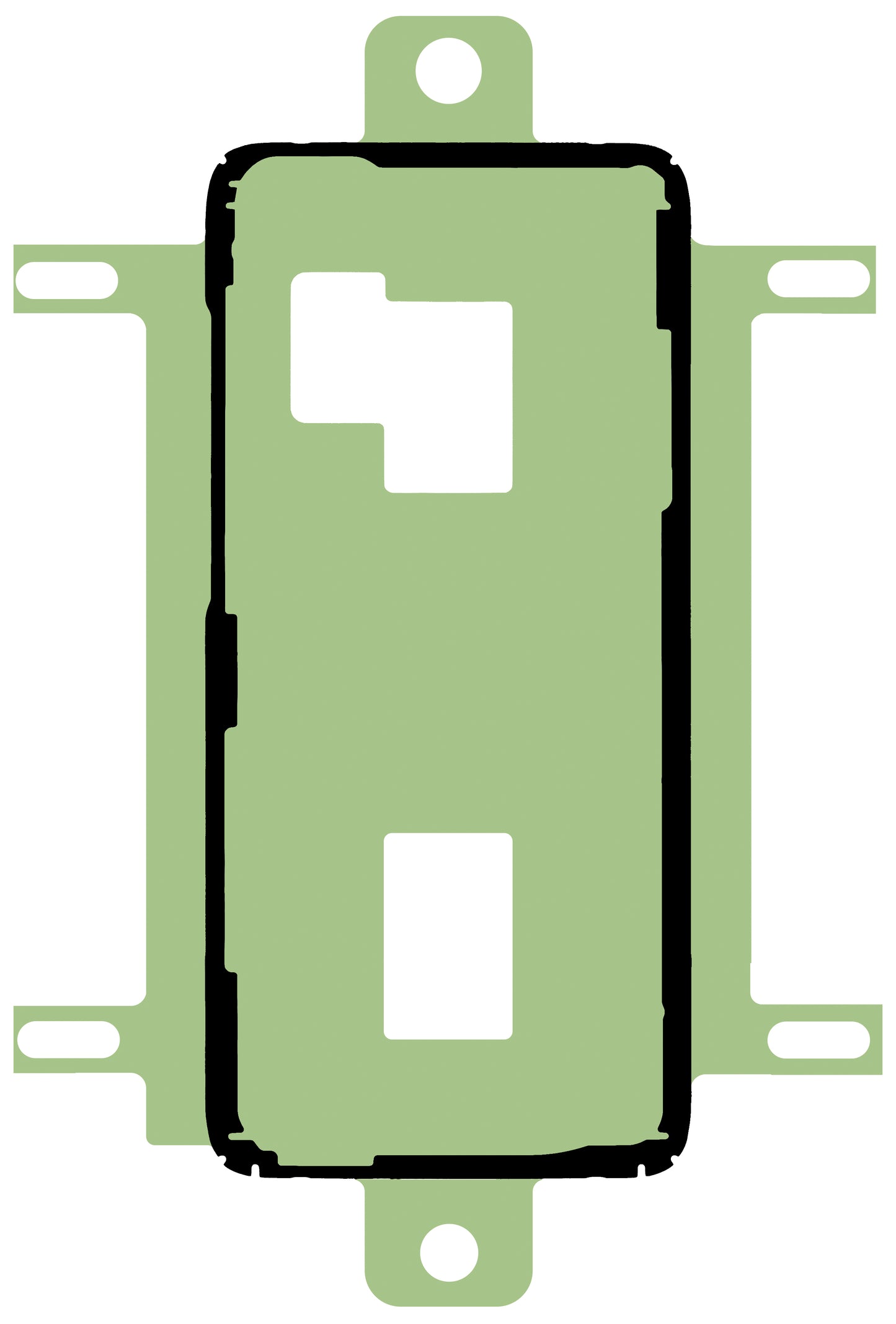 Lim för batterilucka Samsung Galaxy S20 5G G981 / S20 G980, Service Pack GH02-19996A