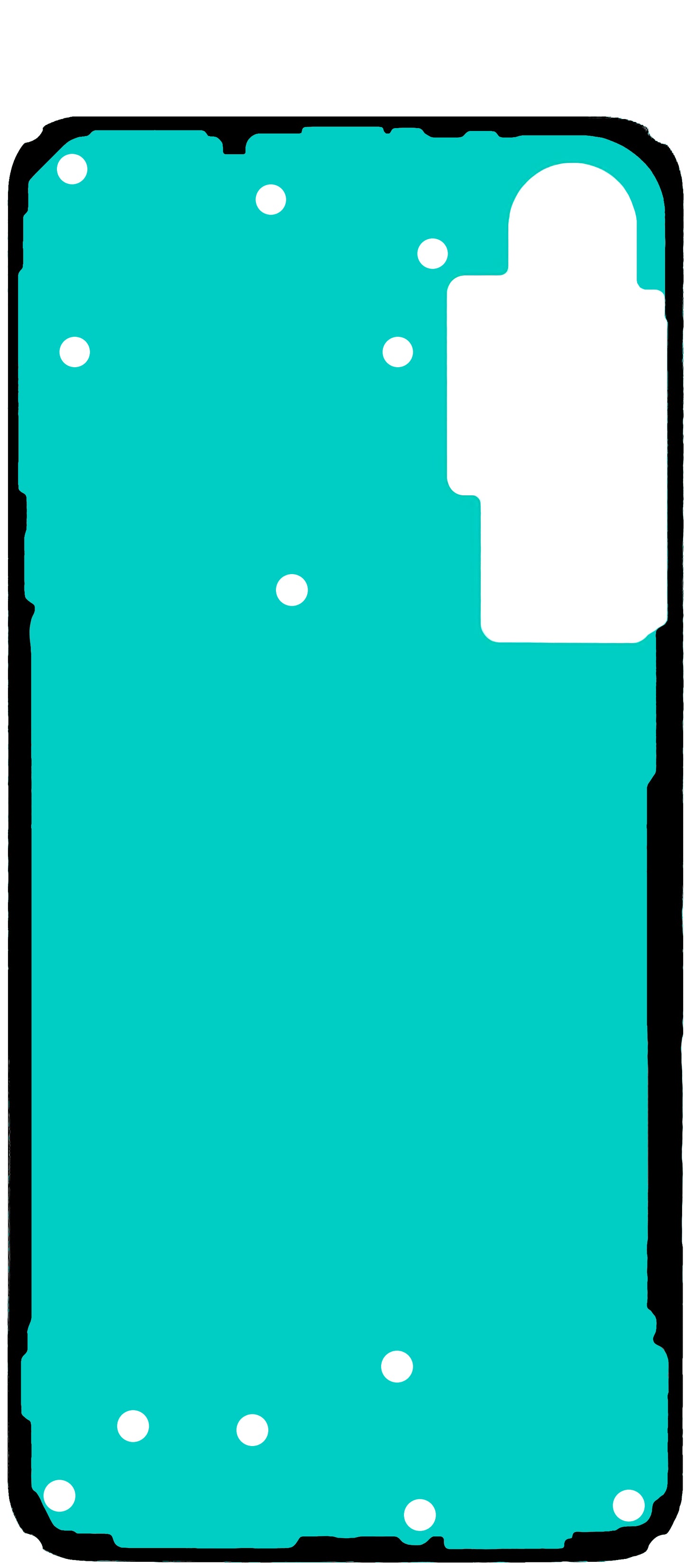 Battery Cover Adhesive for Samsung Galaxy S24 FE S721, Service Pack GH81-26418A