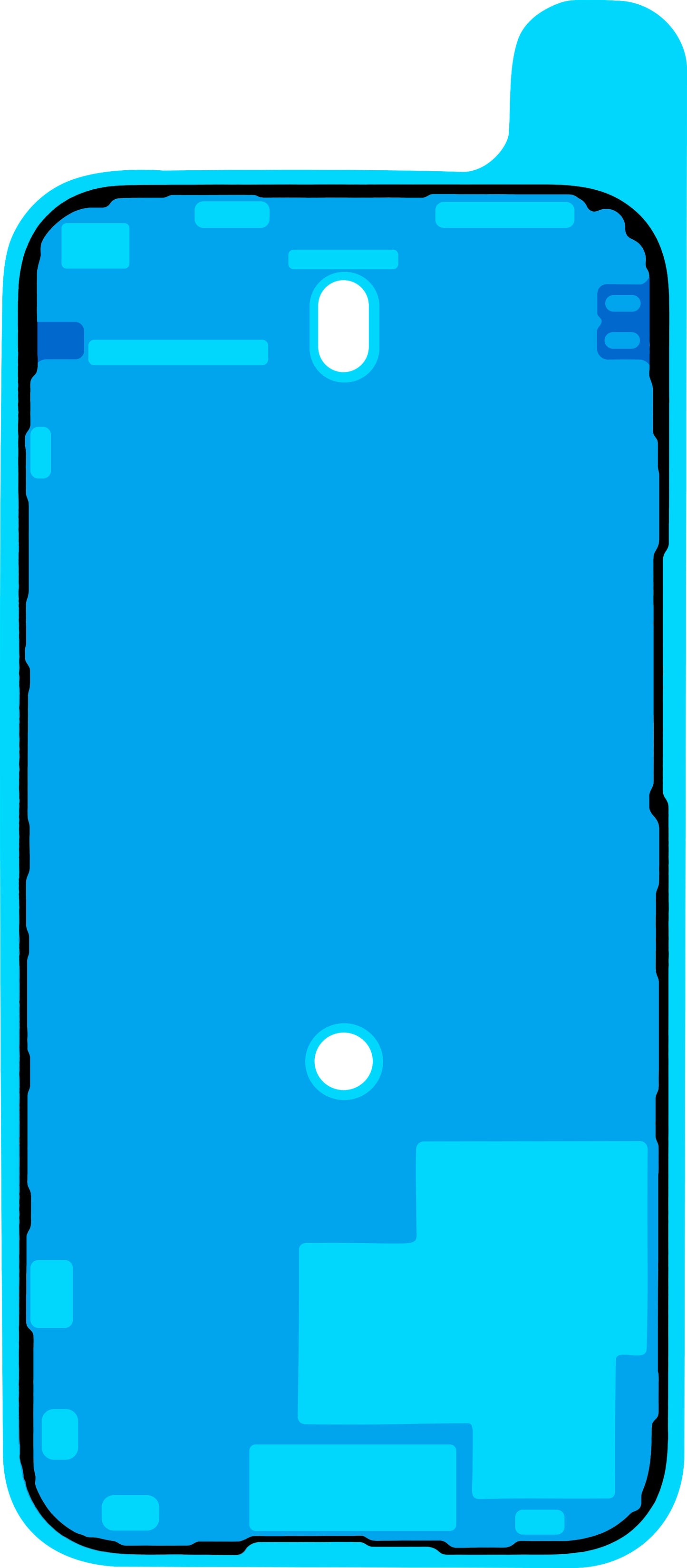 Displaylim Apple iPhone 15 Pro, Service Pack 923-09188