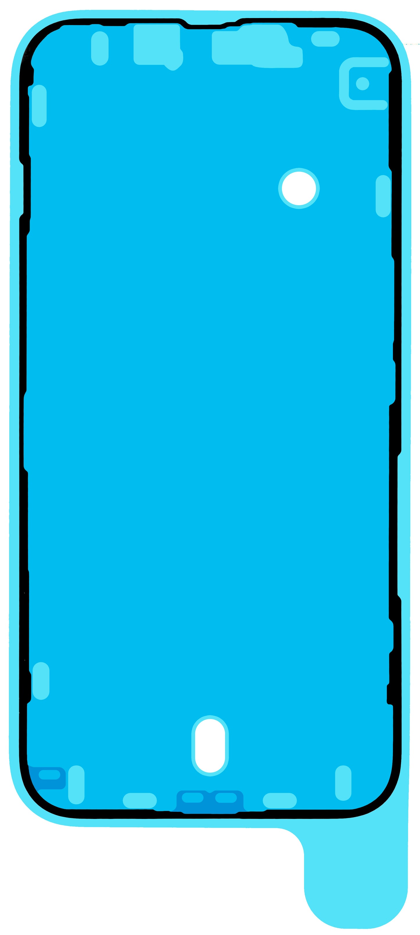 Displaylim Apple iPhone 16e, Service Pack 923-12051