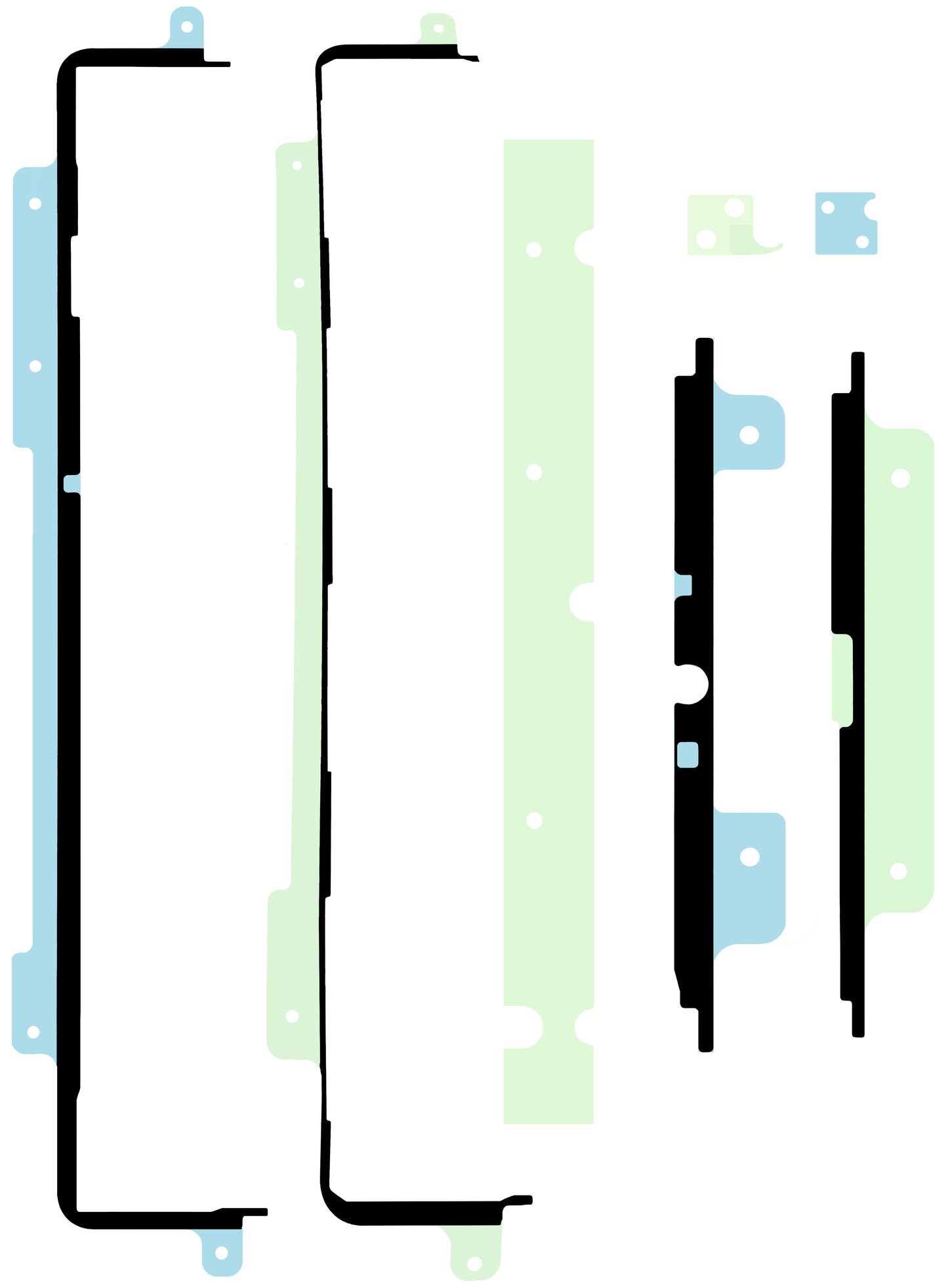 Displaylim Samsung Galaxy Tab S6, Service Pack GH82-20768A