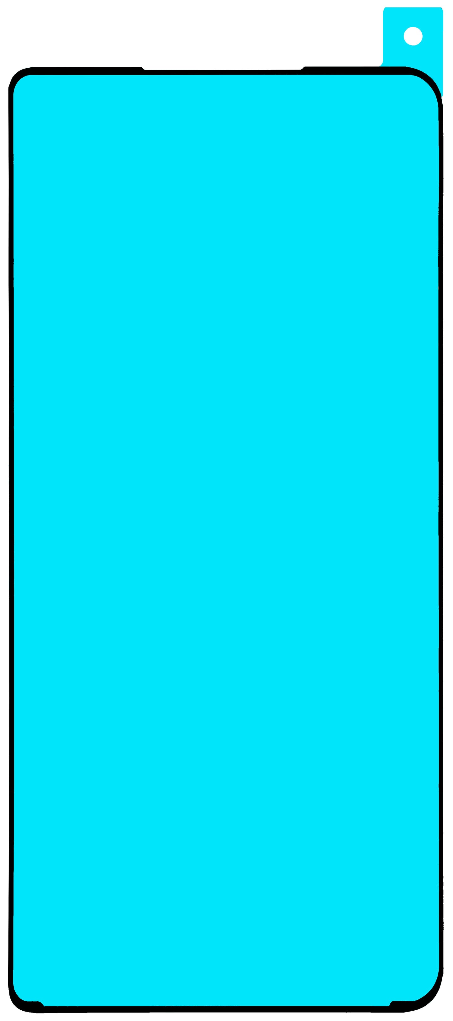 Sekundärt Displaylim Honor Magic V5, Sub Outer, Service Pack 5163AFRE