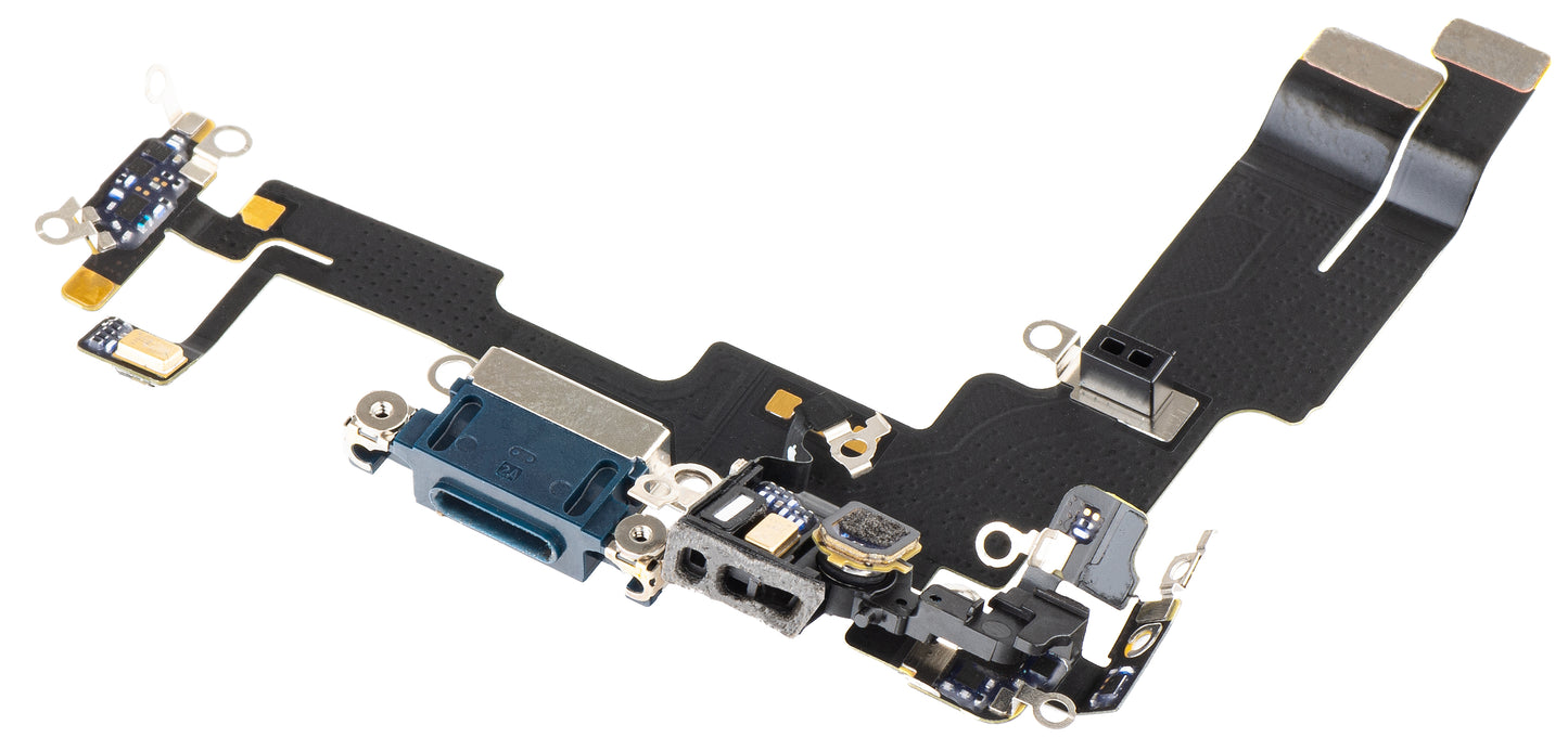 Laddningsanslutning - Apple iPhone 14 Mikrofon, blå