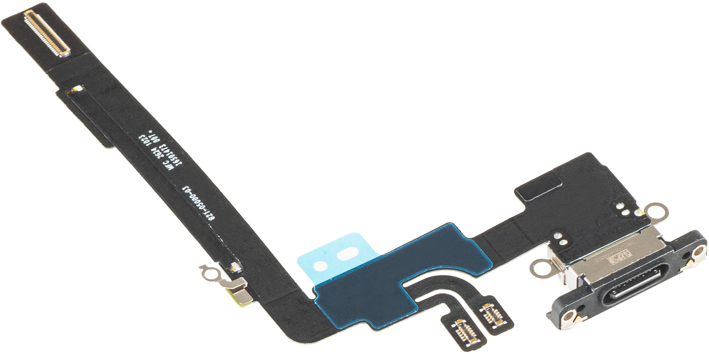 Laddningskabel med kontakt för Apple iPhone 16 Pro Max, svart