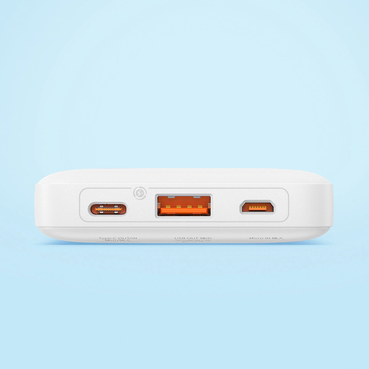 Extern batteri Baseus Airpow, 10000mAh, 20W, QC + PD, 1 x USB-A - 1 x USB-C, Vit