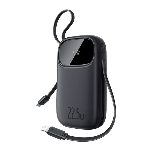 Extern batteri Baseus EnerFill FC31, 20000mAh, 22.5W, QC + PD, 1 x Lightning - 1 x USB-A - 2 x USB-C, Svart P10082107123-00