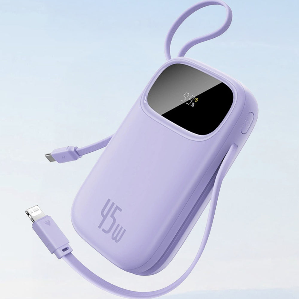 Baseus EnerFill FC31 Qpow 3 External Battery, 20000mAh, 45W, QC + PD, 1 x Lightning - 1 x USB-A - 2 x USB-C, Blue E0028D03