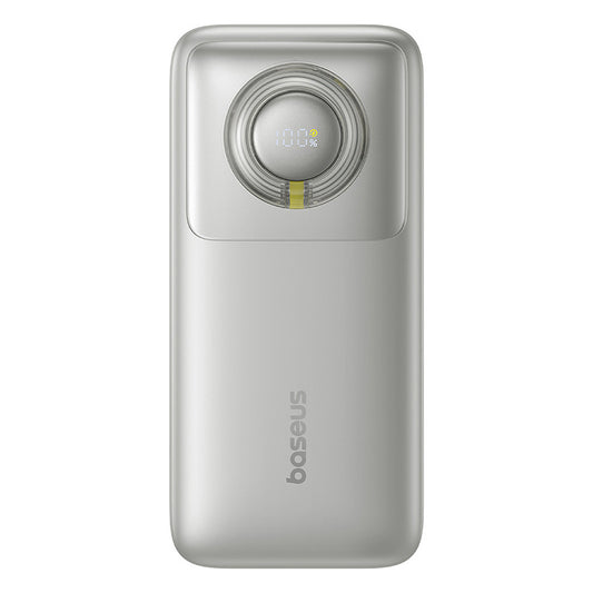 Extern batteri Baseus Free2Pull, 20000mAh, 65W, PD, 2 x USB-C, Grå P10073700843-00