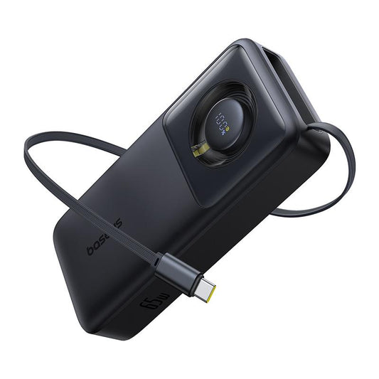 Extern batteri Baseus Free2Pull, 20000mAh, 65W, PD, 1 x USB-C, Svart P10073700123-00