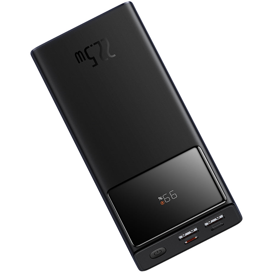 Extern batteri Baseus Star Lord, 20000mAh, 22.5W, QC + PD, 1 x USB-C - 2 x USB-A, Svart PPXJ080001