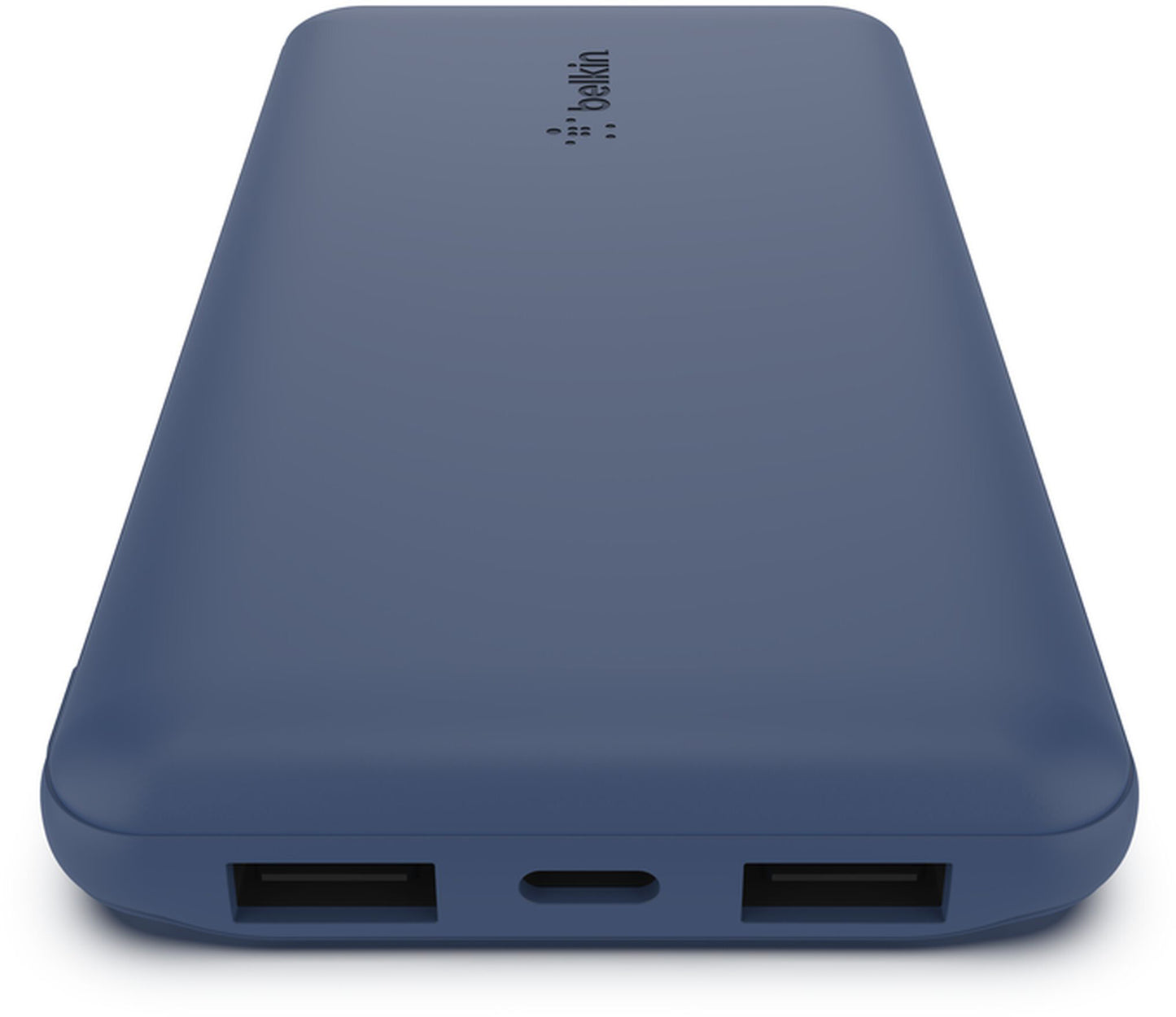 Belkin BoostCharge Extern Batteri, 10000mAh, 15W, 1 x USB-C - 2 x USB-A, Marinblå BPB011btBL