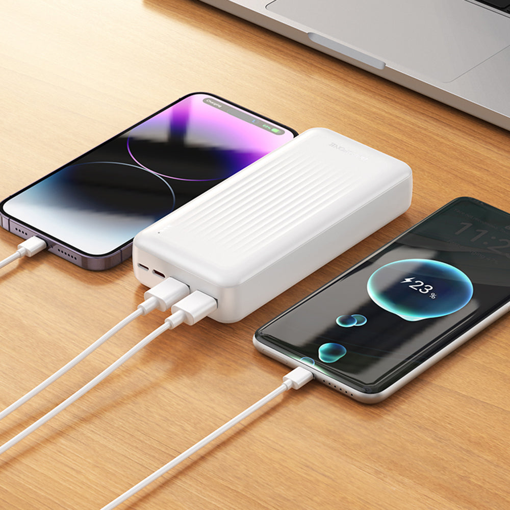 Extern batteri Borofone BJ78A Clever, 20000mAh, 10W, 2 x USB-A, Svart