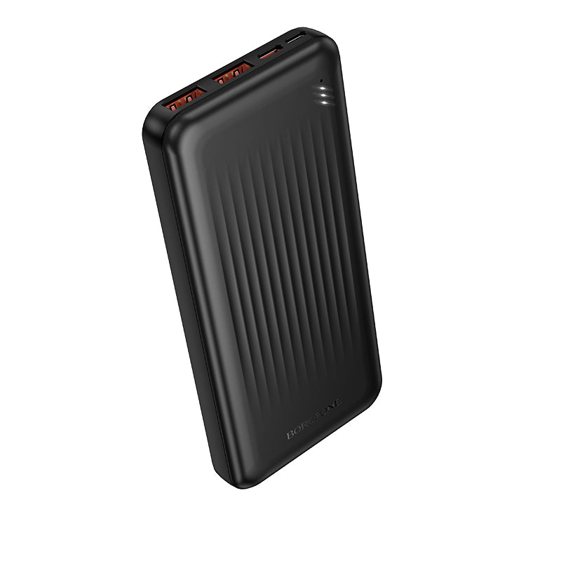 Extern batteri Borofone BJ80A Clever, 10000mAh, 22.5W, QC + PD, 1 x USB-C - 2 x USB-A, Svart