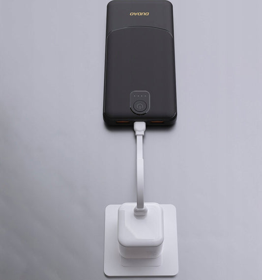 Extern batteri Dudao K10Pro, 20000mAh, 12W, 2 x USB-A, Svart