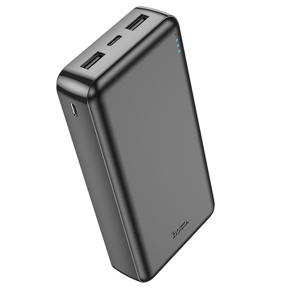 Extern batteri HOCO J100A, 20000mAh, 10W, 2 x USB-A, Svart