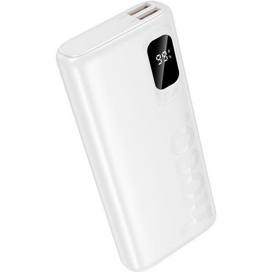 Extern batteri HOCO J158 Pro Runner, 10000mAh, 22,5W, QC + PD, 1 x USB-C - 2 x USB-A, Vit