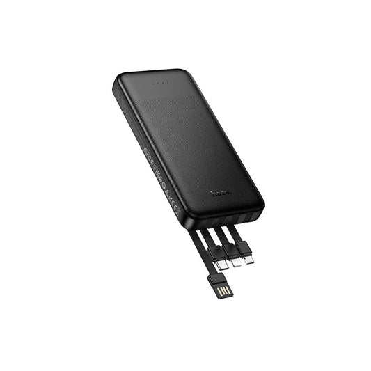 Extern batteri HOCO J163, 10000mAh, 10W, 1 x Lightning - 1 x microUSB - 2 x USB-A - 1 x USB-C, Svart
