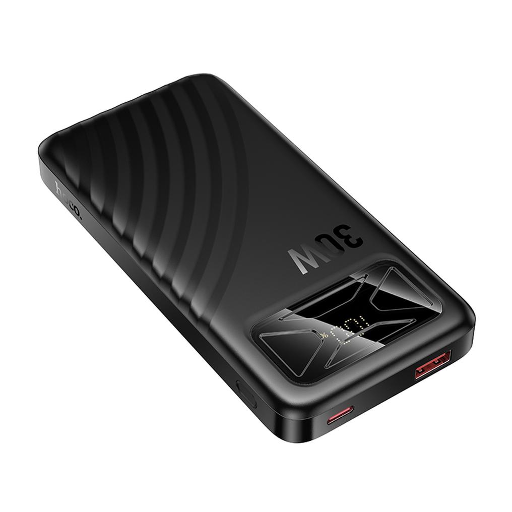 HOCO Q42 powerbank, 10000 mAh, 30 W, QC + PD, 1 x USB-A – 1 x USB-C, svart