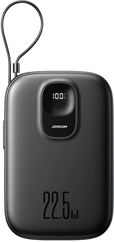 Extern batteri Joyroom JR-PBF17, 10000mAh, 22.5W, QC + PD, 1 x USB-A - 2 x USB-C, Svart