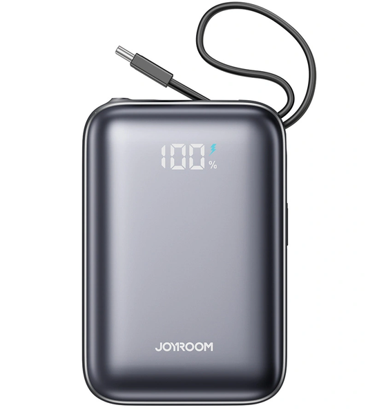 Joyroom JR-PBF29 External Battery, 20000mAh, 22.5W, QC + PD, 1 x Lightning - 2 x USB-C, Black