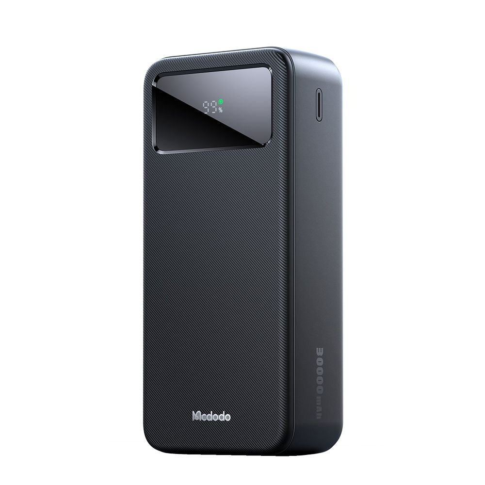 Extern batteri McDodo MC-4240, 30000mAh, 22.5W, QC + PD, 2 x USB-A - 1 x USB-C, Svart