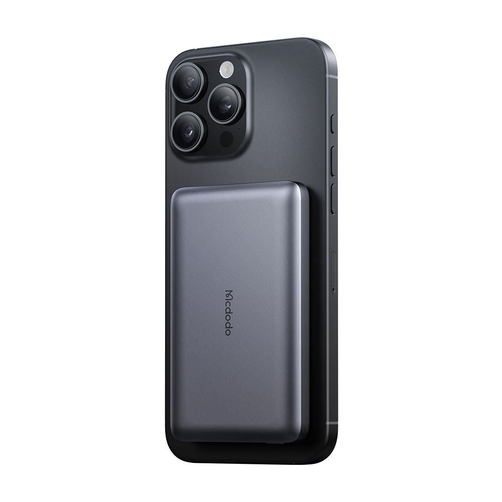Extern batteri Wireless McDodo MC-4651 Meta, 10000mAh, 20W, PD + FQI, 1 x QI - 1 x USB-C, Svart