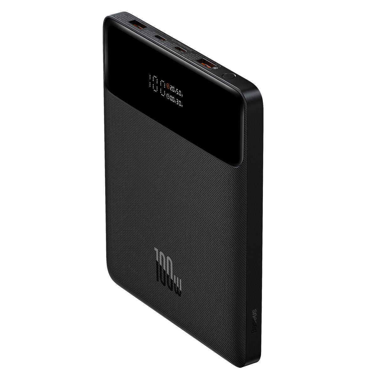 Extern batteri Baseus Blade Ultrathin, 20000mAh, 100W, QC + PD, 2 x USB-A - 2 x USB-C, Svart PPBL000201