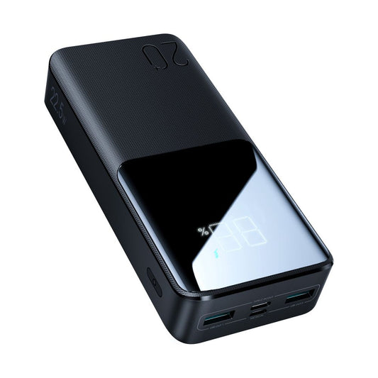 Extern batteri Joyroom, 20000mAh, 22.5W, QC + PD, 1 x USB-C - 2 x USB-A, Svart JR-QP192