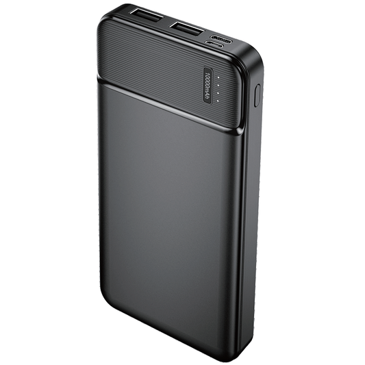 Extern batteri MaXlife MXPB-01, 10000mAh, 12W, 2 x USB-A, Svart