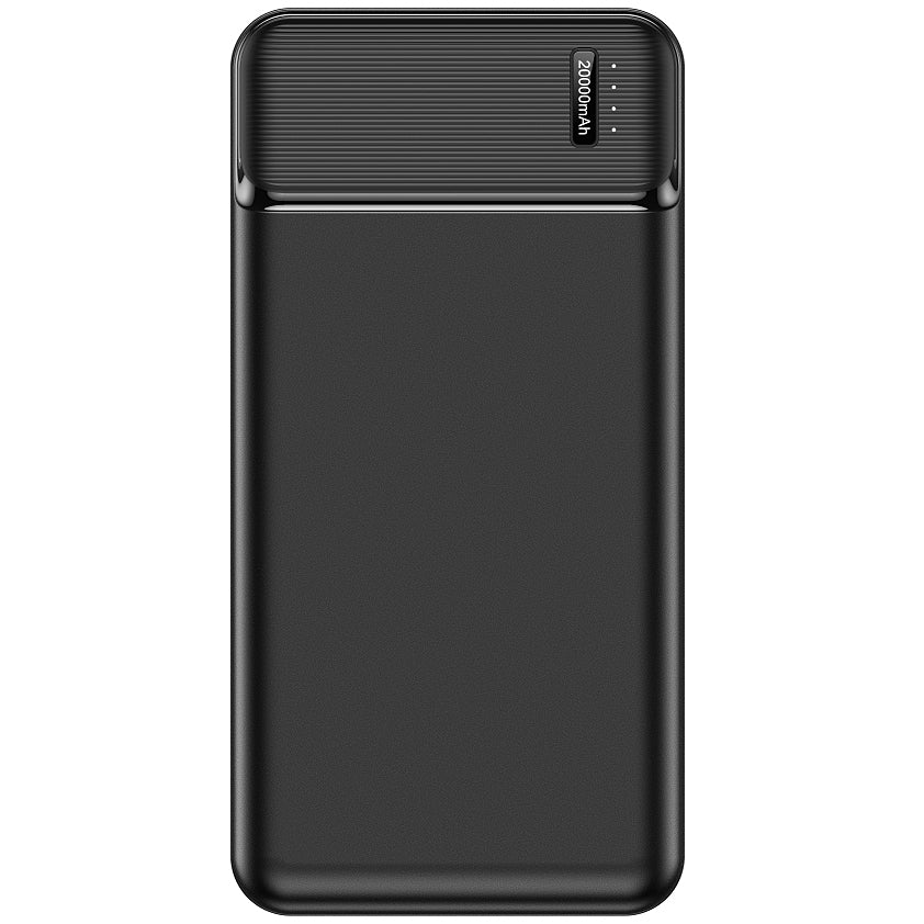 Extern batteri MaXlife MXPB-01, 20000mAh, 12W, 2 x USB-A, Svart