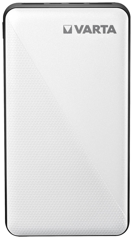 Varta Energy Externt batteri, 15000mAh, 15W, 2 x USB-A - 1 x USB-C, Vit