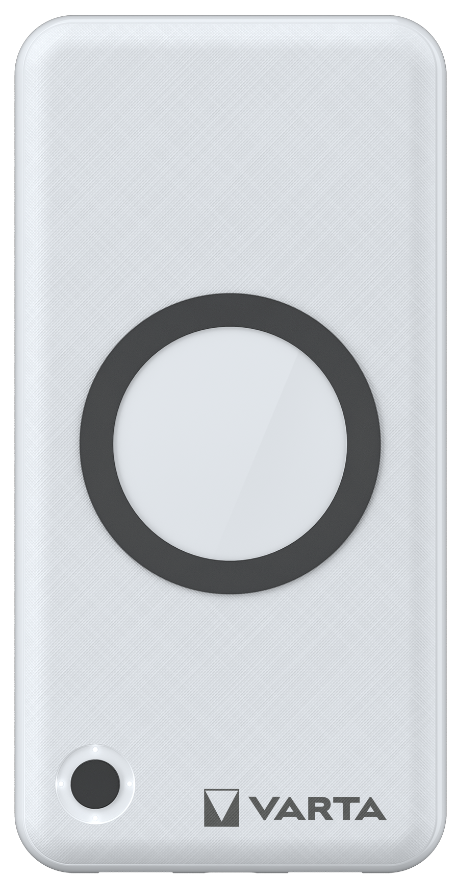 Varta Energy Externt trådlöst batteri, 15000mAh, 18W, QC + PD + FQI, 1 x QI - 1 x USB-C - 2 x USB-A, Vit