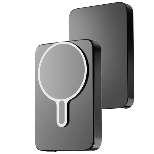 Trådlös Extern Batteri 3MK MagSnap Go, 10000mAh, 20W, PD + FQI, 1 x QI - 1 x USB-C, Grå