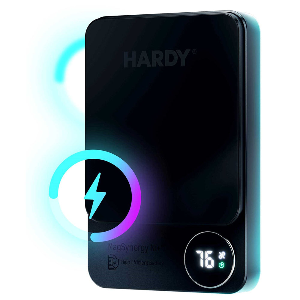 Trådlös Extern Batteri 3MK MagSynergy Ni+, 5000mAh, 22.5W, PD + FQI, 1 x QI - 1 x USB-C, Svart