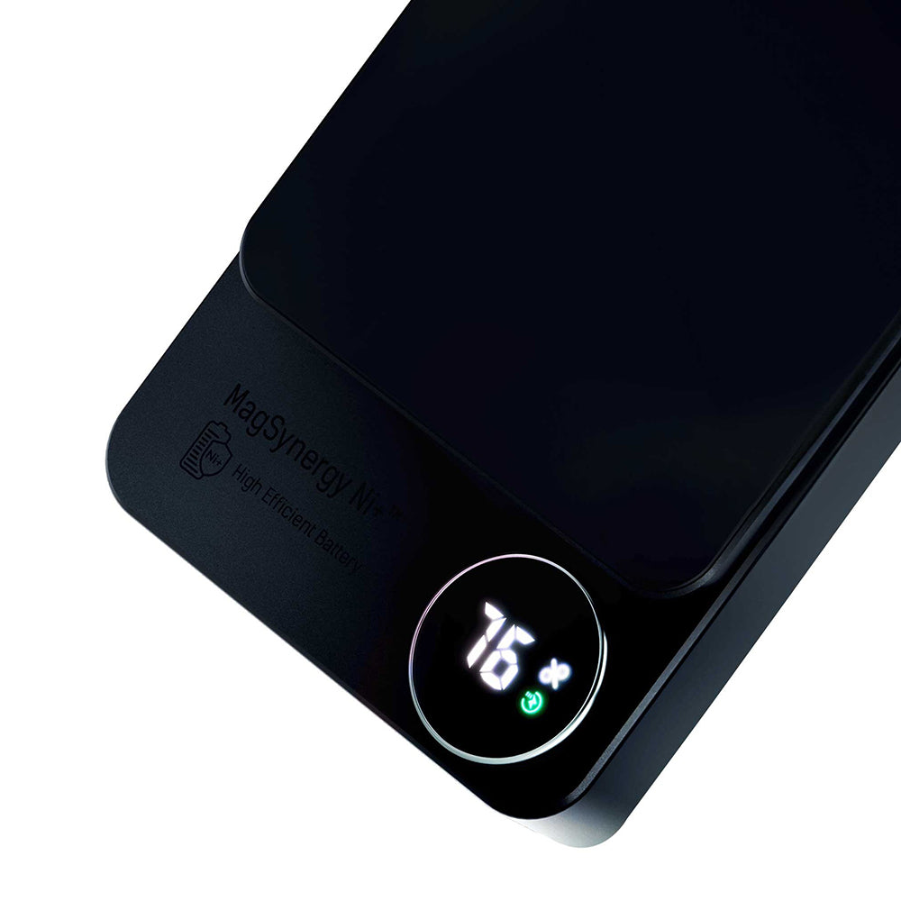 Trådlös Extern Batteri 3MK MagSynergy Ni+, 5000mAh, 22.5W, PD + FQI, 1 x QI - 1 x USB-C, Svart