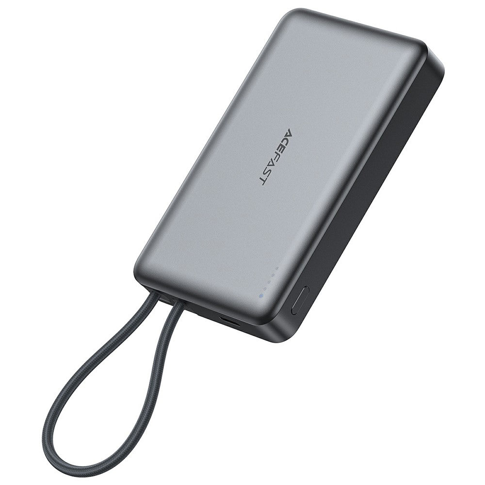 Trådlös Extern Batteri Acefast M18, 10000mAh, 22.5W, PD + FQI, 1 x QI - 2 x USB-C, Svart