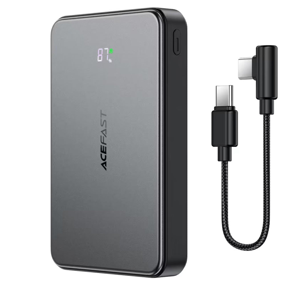 Trådlös Extern Batteri Acefast M31, 10000mAh, 22.5W, QC + PD + FQI, 1 x QI - 1 x USB-A - 2 x USB-C, Svart