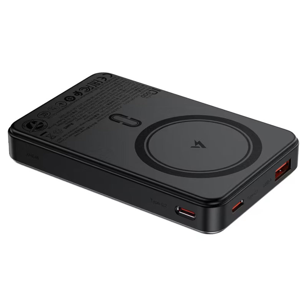 Trådlös Extern Batteri Acefast M31, 10000mAh, 22.5W, QC + PD + FQI, 1 x QI - 1 x USB-A - 2 x USB-C, Svart