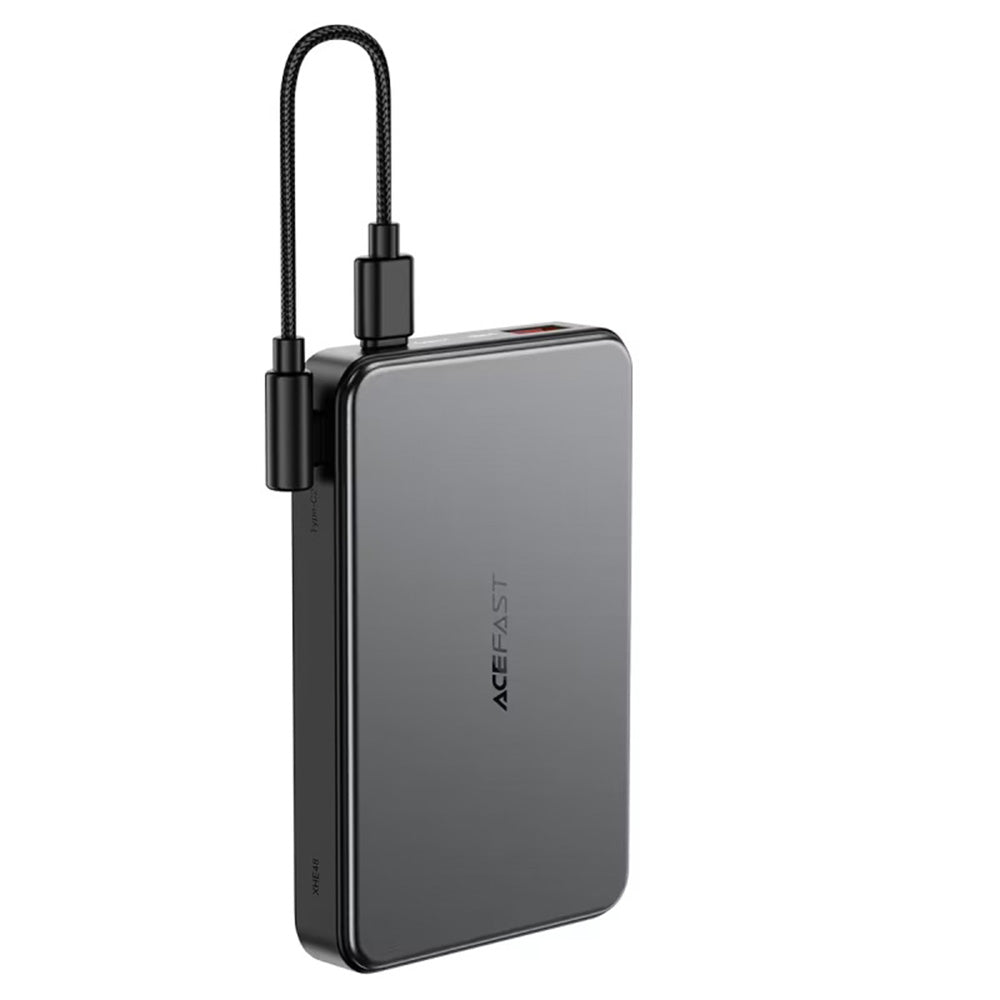 Trådlös Extern Batteri Acefast M31, 10000mAh, 22.5W, QC + PD + FQI, 1 x QI - 1 x USB-A - 2 x USB-C, Svart