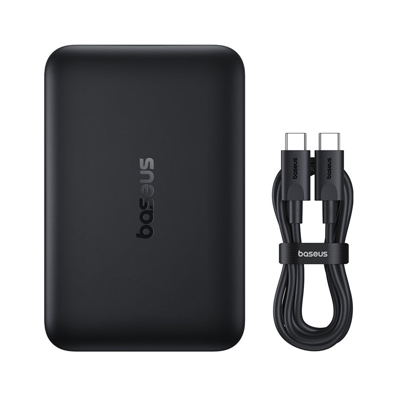 Trådlös Extern Batteri Baseus EnerFill FM11, 10000mAh, 30W, PD + FQI, 1 x QI - 1 x USB-C, Svart