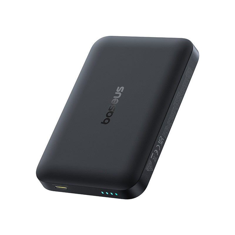 Trådlös Extern Batteri Baseus EnerFill FM11, 10000mAh, 30W, PD + FQI, 1 x QI - 1 x USB-C, Svart