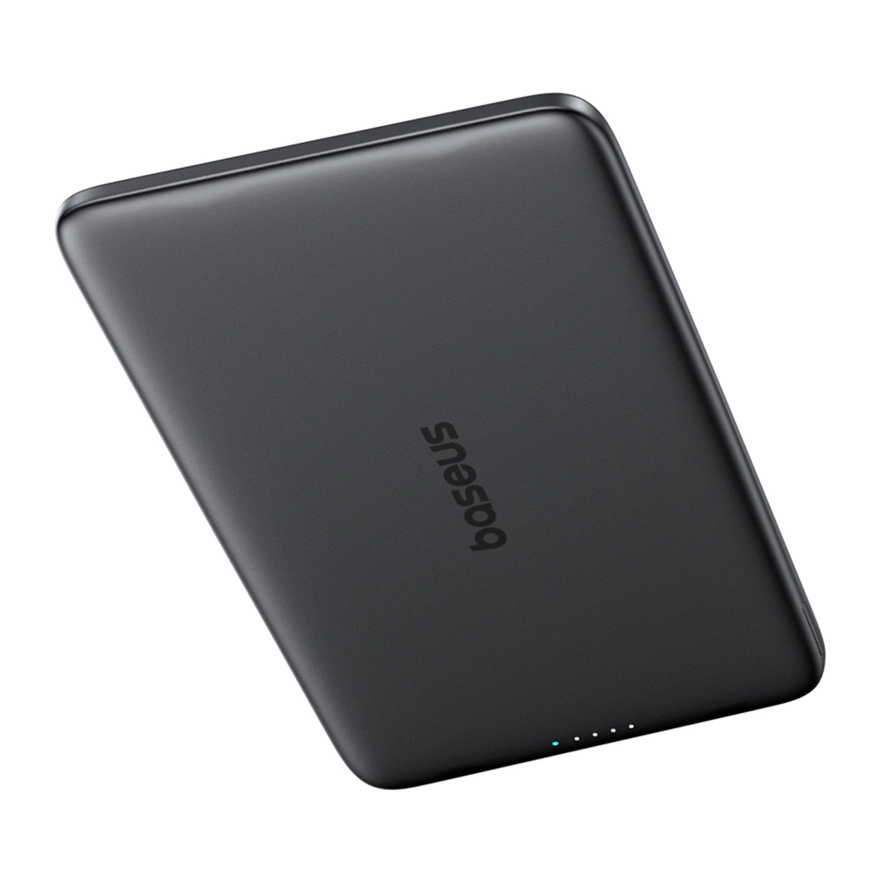 Extern batteri Wireless Baseus PicoGo AM41, 5000mAh, 20W, PD + FQI, 1 x QI - 1 x USB-C, Svart