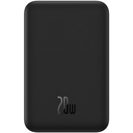 Extern batteri Wireless Baseus Magnetic Mini, 20000mAh, 20W, PD + FQI, 1 x QI - 1 x USB-C, Svart PPCX150001
