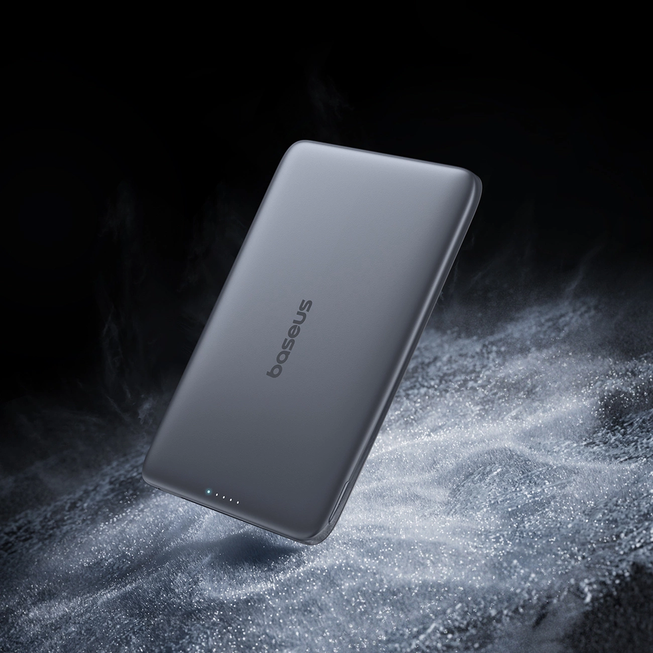 Extern batteri Wireless Baseus PicoGo AM41, 5000mAh, 20W, PD + FQI, 1 x QI - 1 x USB-C, Svart