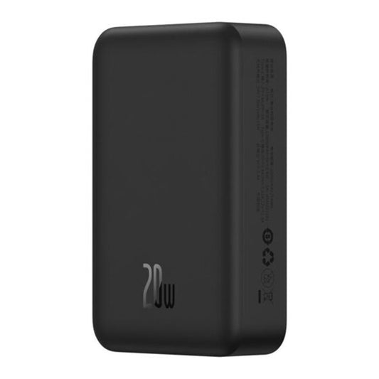Trådlös Extern Batteri Baseus EnerFill FM41, 20000mAh, 20W, PD - FQI, 1 x QI - 1 x USB-C, Svart E0027U00