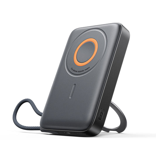 Trådlös Extern Batteri Joyroom JR-PBM02, 10000mAh, 22.5W, PD + FQI, 1 x QI - 2 x USB-C, Svart