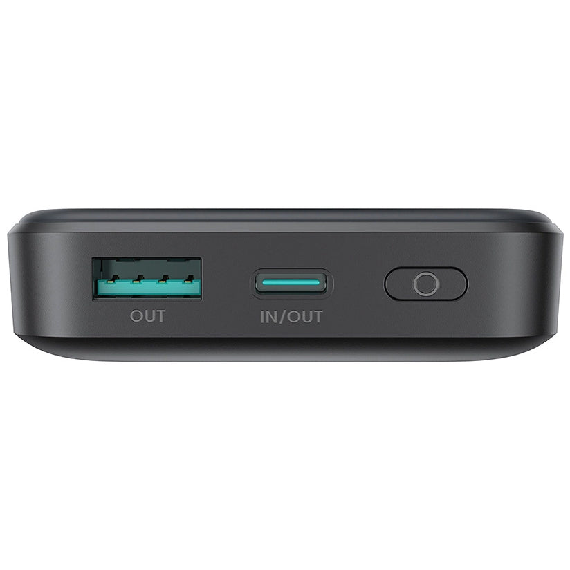 Extern Trådlös Batteri Joyroom JR-W020, 10000mAh, 20W, QC + PD + FQI, 1 x QI - 1 x USB-A - 1 x USB-C, Svart