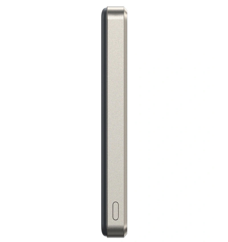Joyroom JR-PBM08 Pro trådlös powerbank, 10000mAh, 22,5W, PD + FQI, 1 x QI - 2 x USB-C, beige