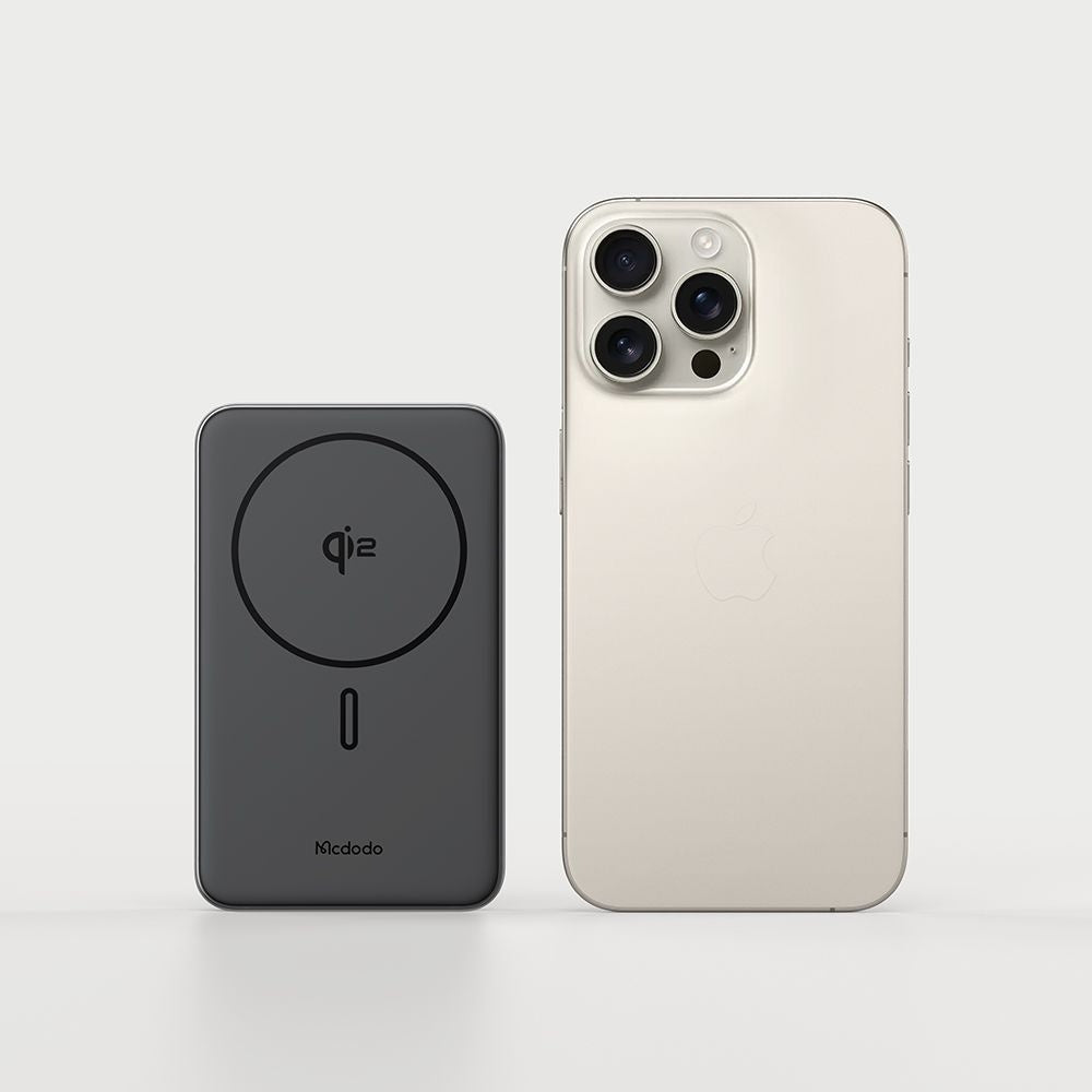 Trådlös Extern Batteri McDodo MC-6310 2in1, 10000mAh, 20W, PD + FQI, 1 x USB-C, Svart