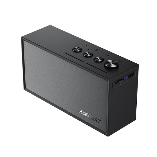 Bluetooth-högtalare Acefast K9 Go, 7W, TWS, RGB, Vattentät, Svart